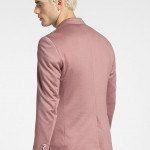 Men Pink Solid Single-Breasted Casual Blazer